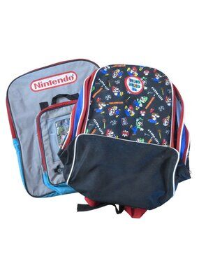 Lot of 2 Nintendo Mario Bros Children's Used Backpacks